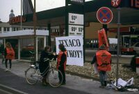 Boykott-Aktion in Karlsruhe